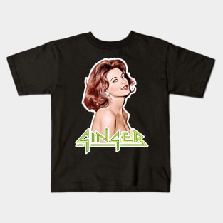 Rockstar Ginger from Gilligan's Island Kids T-Shirt